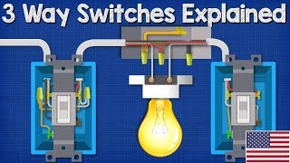 3 Way Switches Explained  How to wire 3 way light switch [upl. by Bodi759]