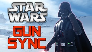 ♪Darth Vader♪  Star Wars Gun Sync  Star Wars Battlefront Beta Gun Sync [upl. by Nodnnarb]