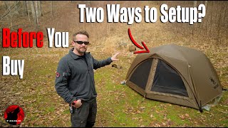 Too Complicated  OneTigris Scaena Backpacking Tent  Dual Form Setup Instructions [upl. by Linkoski]