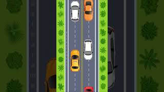 Cars Moving On Road animation shorts car [upl. by Sofko]