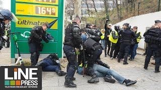 Gilets jaunes Acte 7  Encore des centaines de manifestants  Paris  France 29 décembre 2018 [upl. by Wivinah133]