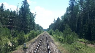 Przejazd pociągiem IC z Warszawy Wschodniej przez Małkinię i Białystok do Mockavy [upl. by Blynn348]