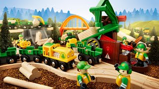 BRIO World  Railway  Train Set Kids Games [upl. by Jezreel42]