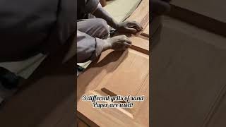 Master your hand sanding on wood in 5 Minutes A Daywooden doors taking shape [upl. by Ahsuas]