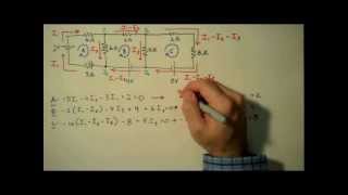 How to Solve a Kirchhoffs Rules Problem  Matrix Example [upl. by Nikola]