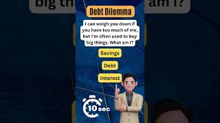 Can You Solve This Debt Dilemma Riddle 💰🤔 [upl. by Aikemal]