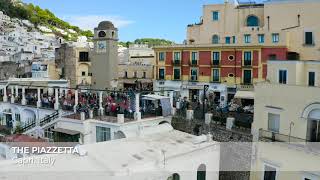 Flying Over Capri Italy  4K [upl. by Anirtik]