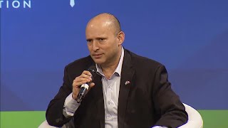 Former Israeli PM Naftali Bennett in conversation at Canada Strong and Free Networking Conference [upl. by Sirred]