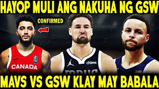 MAGALING MAMILI ANG GSW MAY BAGONG NAKUA CURRY NAPANSIN ANG KAHINAAN NG TEAM USA KLAY MAY HUGOT [upl. by Siekram]