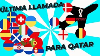 🔵 JORNADA DECISIVA CAMINO al MUNDIAL 🇪🇺  🗞️PREVIA CLASIFICACIÓN EUROPEA para QATAR 2022 [upl. by Salomie]