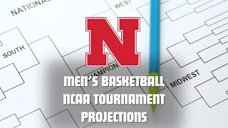 Nebraska mens basketball NCAA tournament projections Mar 13 [upl. by Assenna929]