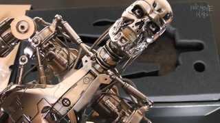 The Terminator  T800 Endoskeleton 14th scale from Hot Toys [upl. by Esyak]