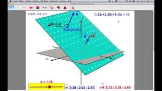 Equation normale dun plan [upl. by Farhi]