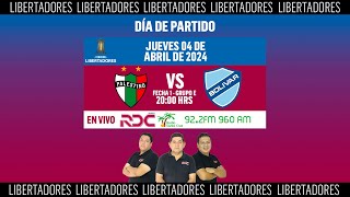 Palestino vs Bolívar  Conmebol Libertadores  Fecha 1 Grupo E [upl. by Adalie]