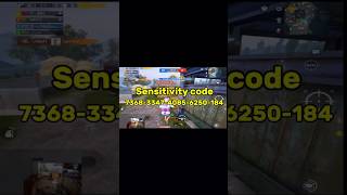 Pubg mobile best sensitivity code  bgmi zero sensitivity code  pubg mobile tdm heatshot iphone [upl. by Marci60]