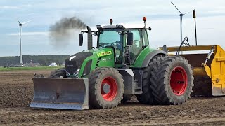 Field Leveling  2x Fendt 936  BOS Jumbo  Van Werven  2016 [upl. by Alithea150]