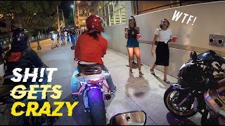 BIKELIFE  09 Yamaha R1  Wild Night in the ATL  Wheelies amp Street Racing  COPS [upl. by Alrahc]