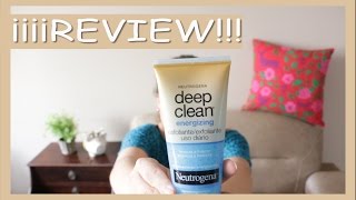 REVIEW EXFOLIANTE DEEP CLEAN DE NEUTROGENA [upl. by Anaz]