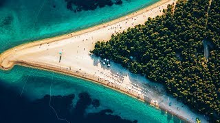 La più bella della Croazia il Corno Doro Zlatni rat  Bol beach [upl. by Sidonia]