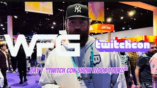 Day 1 Twitch Con 2024   “Twitch Con Show Floor Tour”  WhoFlung Gaming twitch [upl. by Iznek96]