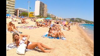 Platja DAro Beachwalk 21072024 Spain [upl. by Werdnaed]