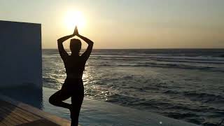 Sunrise Yoga in Maldives [upl. by Gilberte]