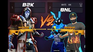 BNL WHITE 444 VS B2K  1VS2 ONLY AWM CHALLENGE [upl. by Hgielhsa810]