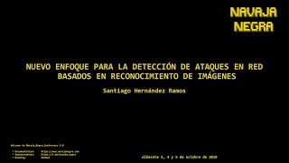 Navaja Negra 9  Nuevo enfoque para detección de ataques en red  Santiago Hernández Ramos [upl. by Alexandr486]