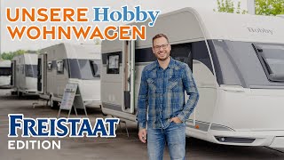 Luxus und Komfort Entdecke die Hobby Freistaat Edition Wohnwagen [upl. by Nissie]