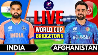 India vs Afghanistan T20 World Cup Match  Live Score amp Commentary  IND vs AFG Live  T20 WC 2024 [upl. by Neibaf]