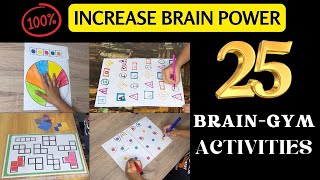 25 Brain gym Activities For Kids  Brain Gym Age 3 [upl. by Ahsrop280]