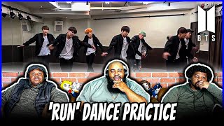 BTS 방탄소년단 RUN Dance practice REACTION [upl. by Wolfgram]