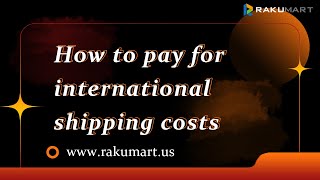 【51】How to pay for international shipping costs？ Rakumartus [upl. by Ledba]