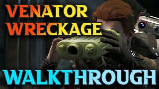 Star Wars Jedi Fallen Order Zeffo Venator Wreckage Walkthrough [upl. by Ardnauqal]