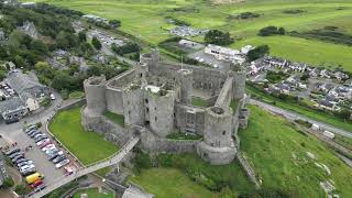 HARLECH CASTLE WALES  AUGUST 2023  DRONE WITH A VIEW  4K DRONE FOOTAGE [upl. by Edyak817]