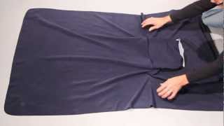 Travelrest Travel Blanket folding instructions Ranked 1 on Amazon [upl. by Atnovart]