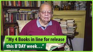 Indian Author Ruskin Bond celebrated his 90th birthday in Mussoorie on May 20 Listen to him… [upl. by Anailuj241]