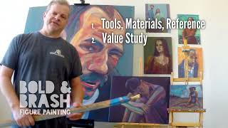 Bold amp Brash Figure Painting with Jeff Wrench Promo [upl. by Hatcher]