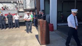 Bayonne Fire Department 9 11 Ceremony 🇺🇸 By Bayonne Office of Emergency Management [upl. by Sotos]