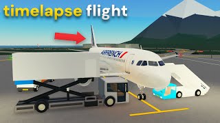 Air France A320 Grindavik to Sauthemptona Roblox PTFS Timelapse [upl. by Aikemehs]