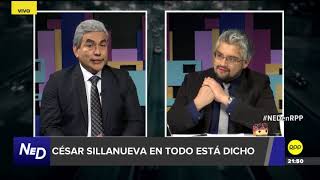 Nada Está Dicho  Hernán Vidaurre como quotCésar Sillanuevaquot en el segmento Todo está dicho [upl. by Loomis]