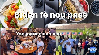 yon jounen nan lavim nan USA🇺🇸🇺🇸 Ann Al mange😋😋Ht téléphoneanpil bagay nan vlog sa😊 [upl. by Gilson214]