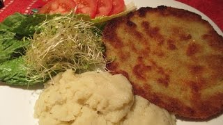 Hacer Milanesa empanizada de Gluten prepare Breaded gluten milanese [upl. by Atinnor]