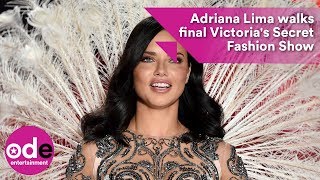 Adriana Lima walks final Victorias Secret Fashion Show [upl. by Raveaux818]