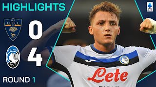 LECCEATALANTA 04  HIGHLIGHTS  New signings on target for Atalanta  Serie A 202425 [upl. by Ezarra]