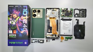 INFINIX NOTE 40 PRO TEARDOWN amp DISASEMBLE  NO DETAIL INFORMATION [upl. by Froh]