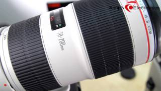 Canon EF 70200mm f28 L IS Mark II  Hands on Review  Simplyelectronicsnet [upl. by Ekihc439]