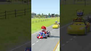 Funny Cars Crossing amp Giant Spinning Hammer Trap BeamNGdrive [upl. by Chinua544]