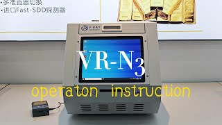 XRF analyzer VRN3 for precious metal testing [upl. by Aserehs]