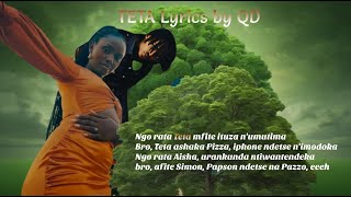 TETA  QD Lyric video Teta Lyrics by QD qd dq [upl. by Raila]